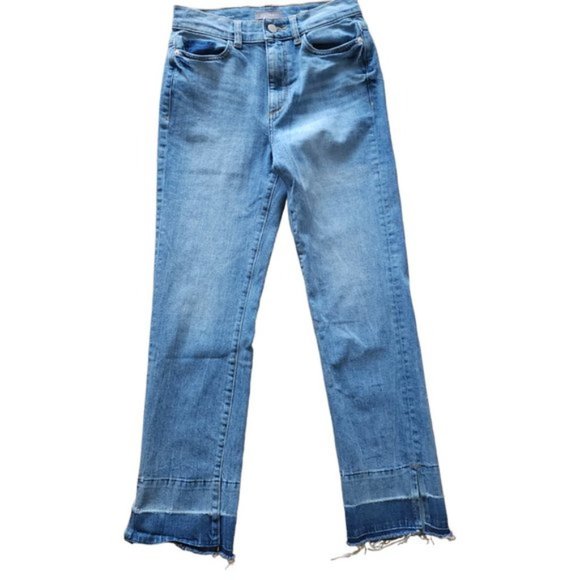 DL1961 Mara Ankle raw hem mid rise straight jean - Picture 5 of 9